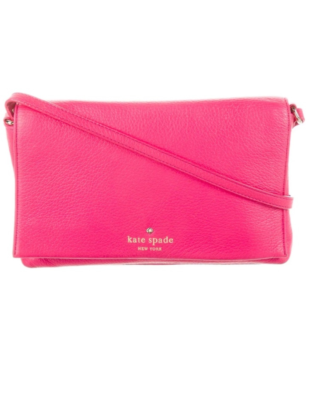 Kate Spade Vibrant Pink Leather Crossbody Bag